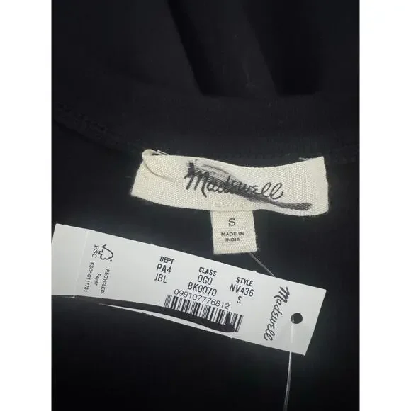 NWT Madewell Mixed Poplin Scoopneck Maxi Dress Size S - Picture 7 of 10